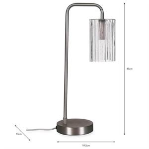 Garden Trading Clarendon Table Lamp Clear